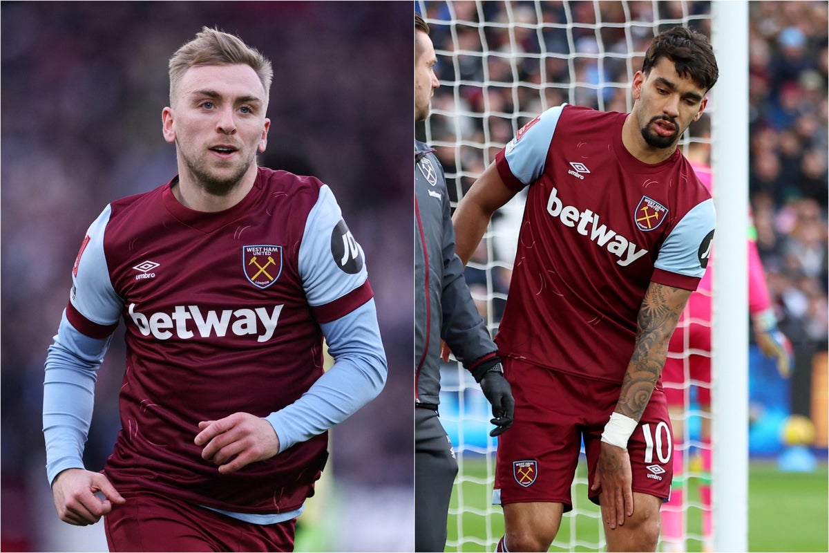 West Ham: Lucas Paqueta Faces Two Months Out But Jarrod Bowen Handed ...