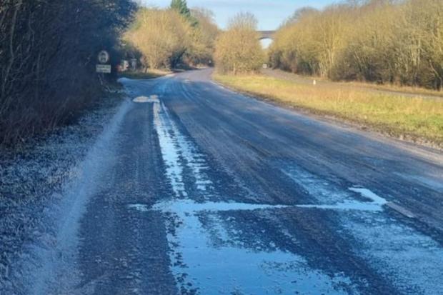 Emergency Road Closure Due To Flooding Causing Traffic Issues   AA1mL1kd.img