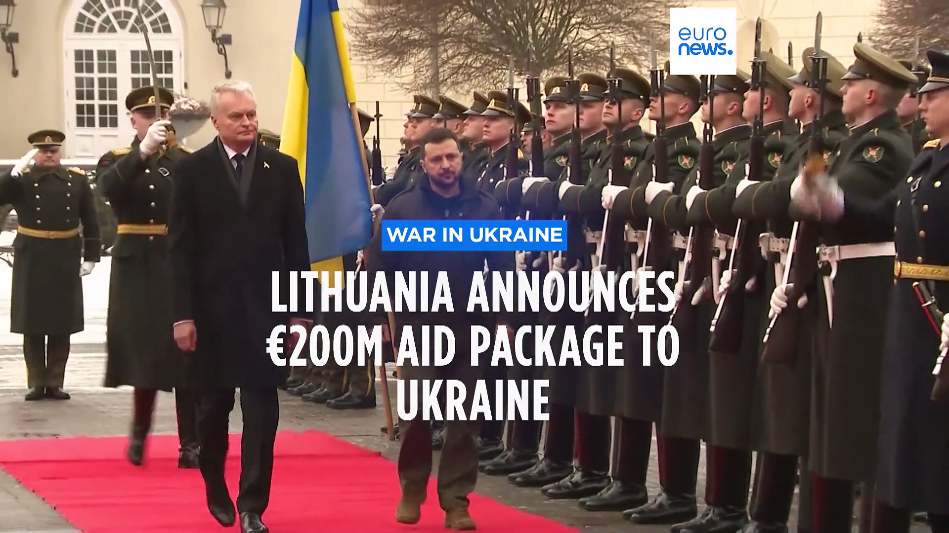 Lithuania Announces €200m Aid Package To Ukraine As Zelenskyy Travels ...