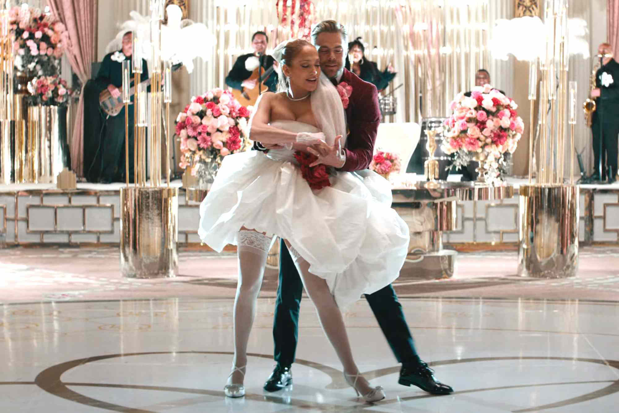 Watch blushing bride Jennifer Lopez marry Derek Hough in new 'Can’t Get ...