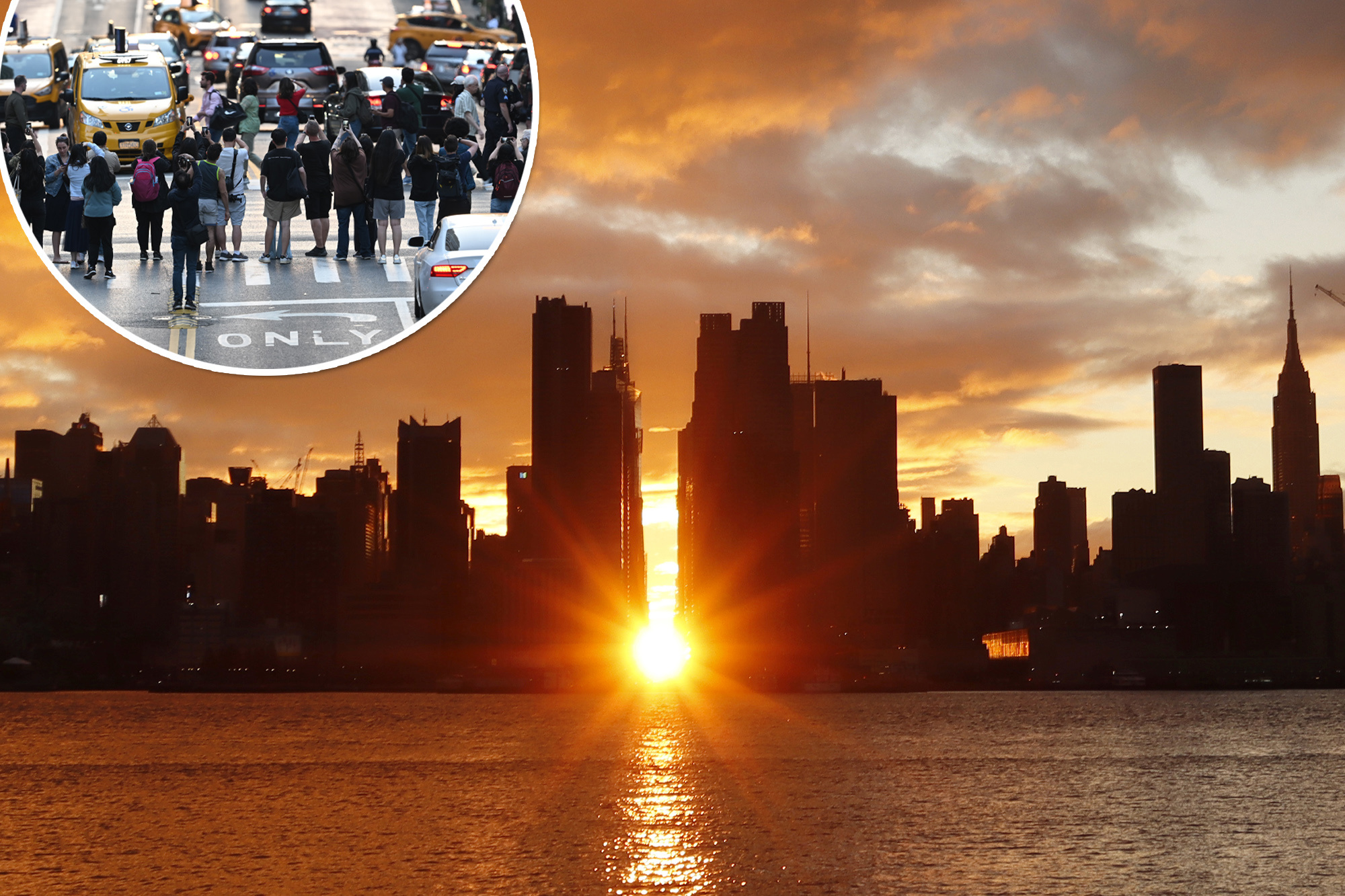Everything you need to know about the reverse Manhattanhenge on