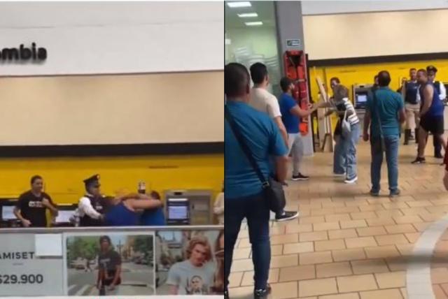 bochornoso video: hombres protagonizaron riña en un centro comercial de barranquilla