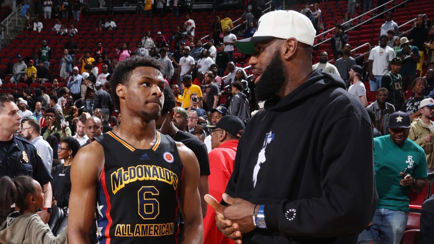 Lakers' LeBron James To Appear Alongside Bronny James On New Exclusive ...