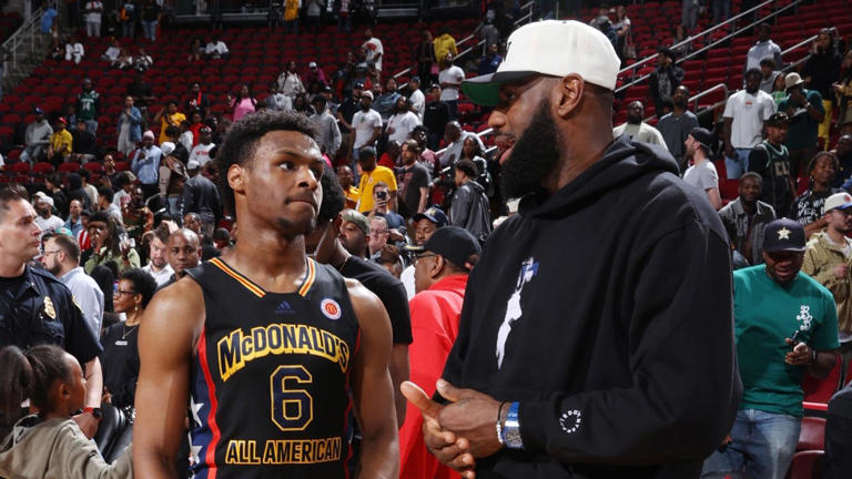 Lakers' LeBron James to appear alongside Bronny James on new exclusive ...