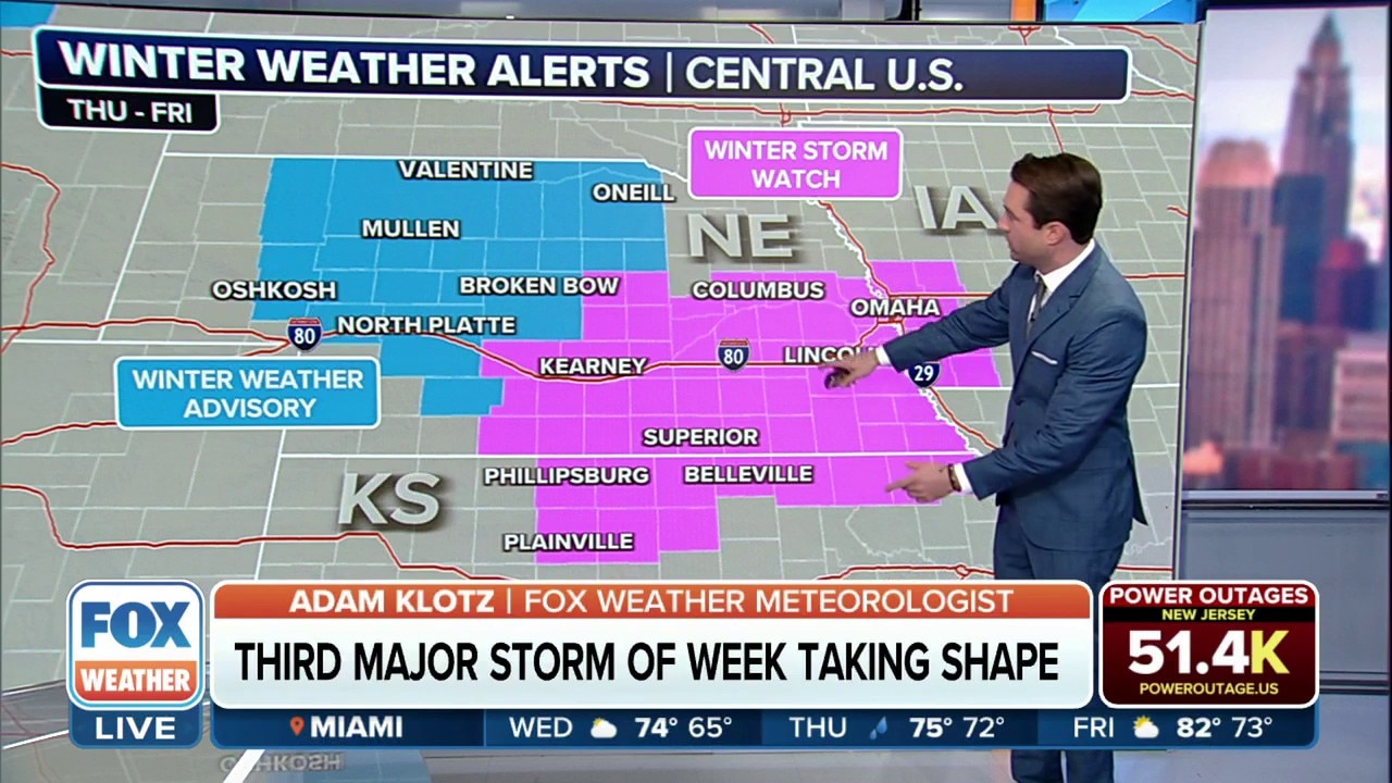 Another Powerful Snowstorm Targets The Plains, Midwest