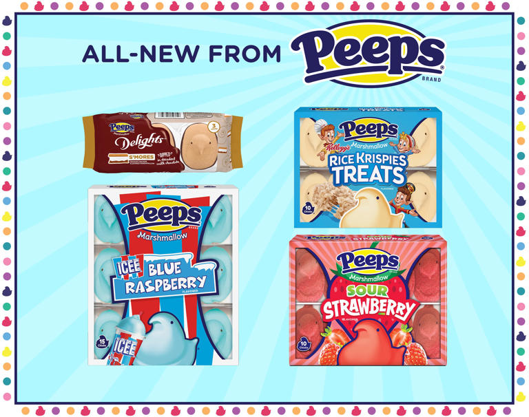 Peeps unveils new flavors for Easter 2024, including Icee Blue