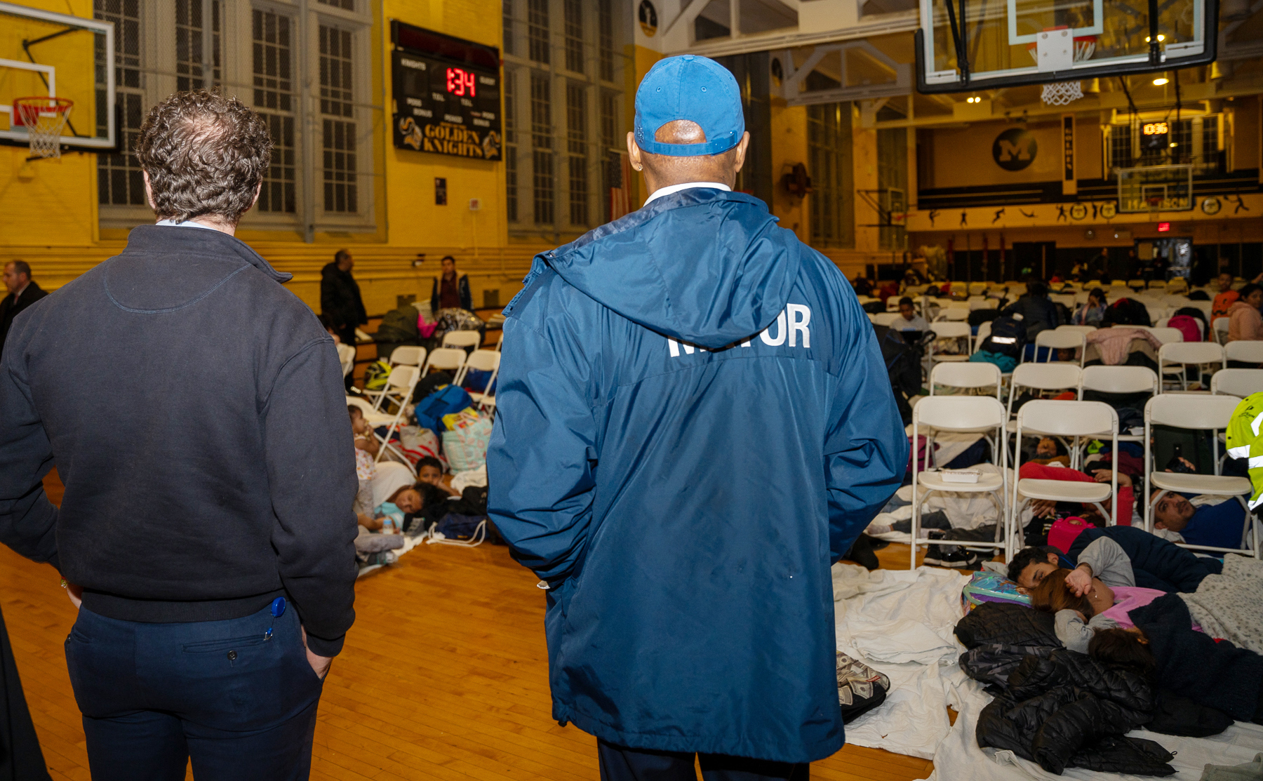 Migrant Families Slept On Floors, Chairs At School Amid NYC Storm ...