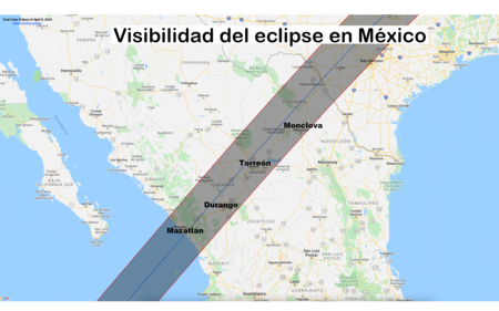 Eclipse solar de 2024 en México cuándo, a qué hora y dónde se verá el