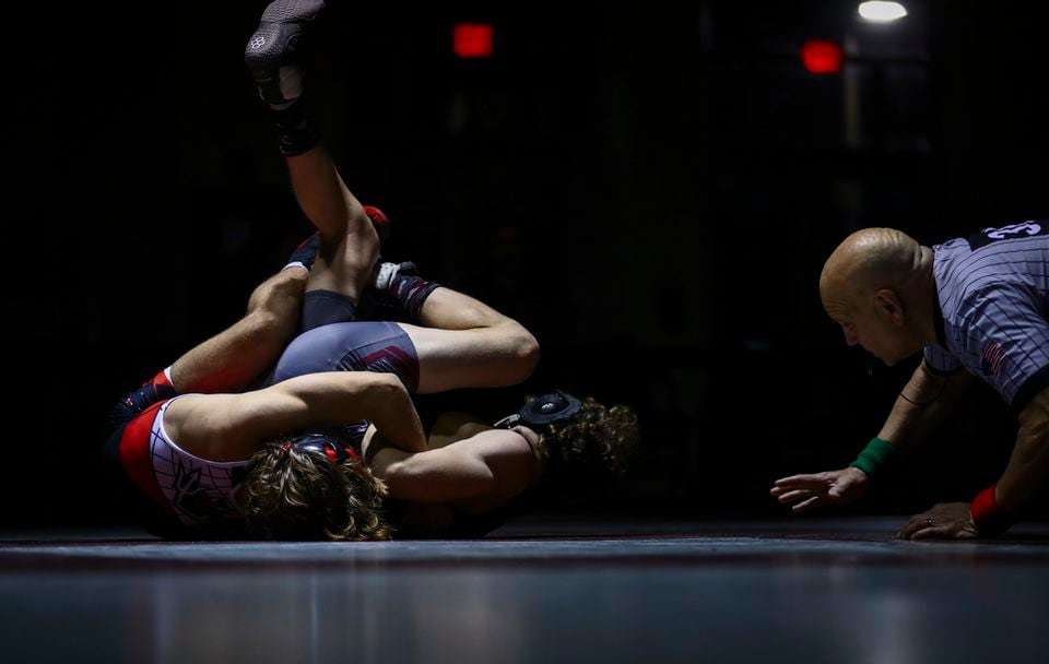 phillipsburg wrestling wins every tossup, dominates hunterdon central