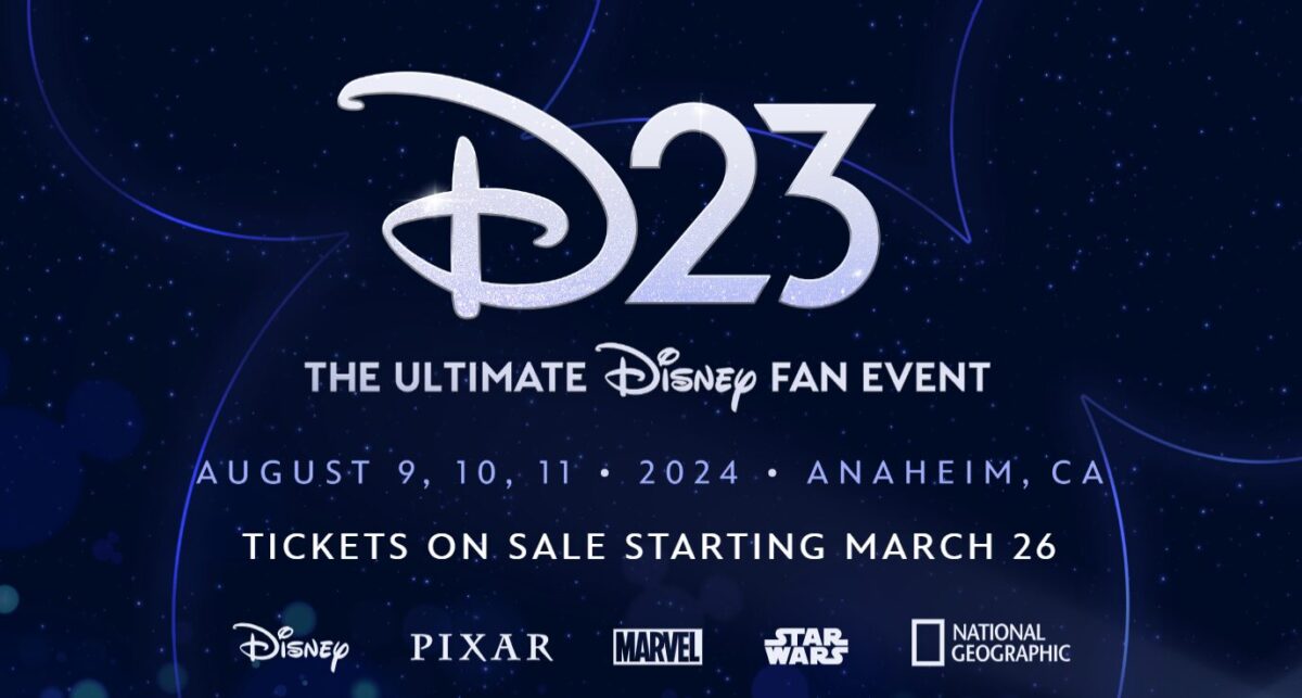 BREAKING: Ticket Sale Date Announced For 2024 D23: The Ultimate Disney ...