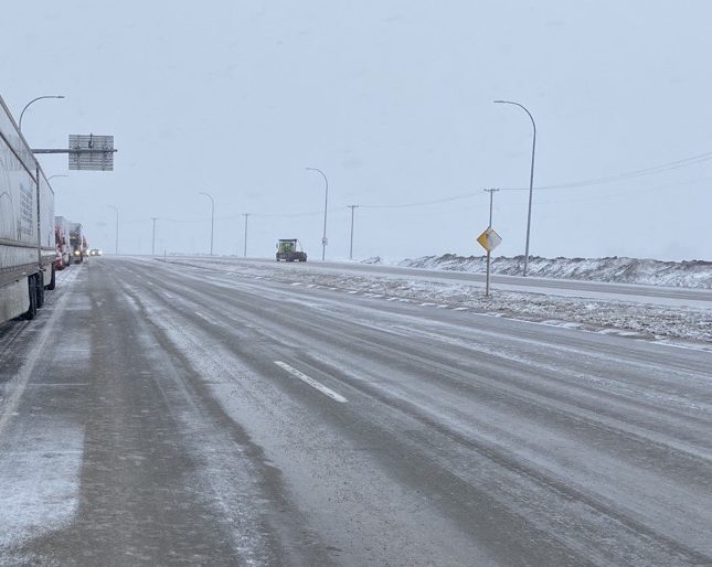 winter weather leads to perimeter highway closure