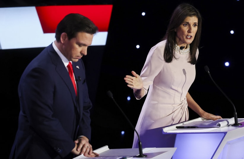 Ron DeSantis Slams Nikki Haley's Past Support Of Two State Solution At ...