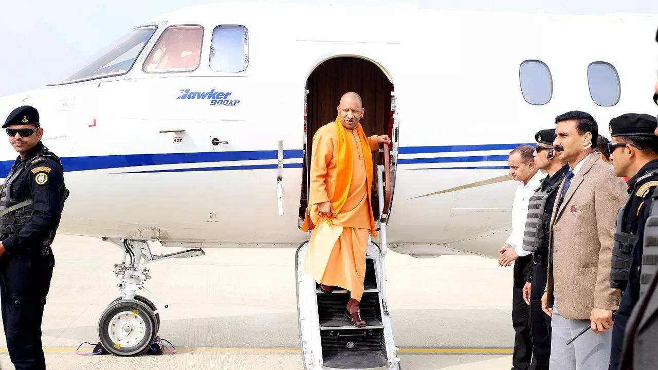 around 100 chartered planes expected to land at ayodhya airport on january 22: yogi adityanath