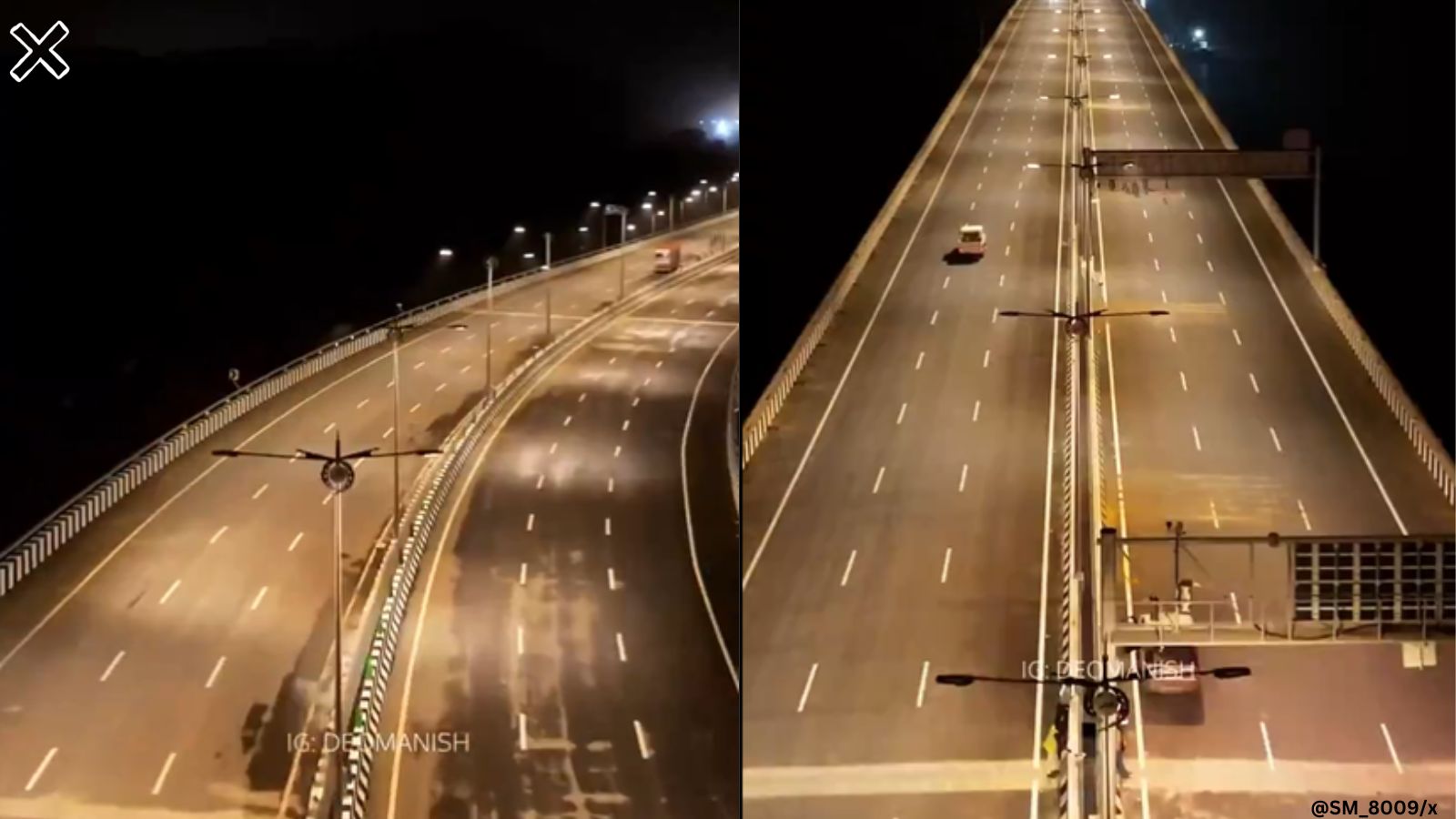 android, watch: this nighttime video of mthl, india’s longest sea bridge, has awed netizens