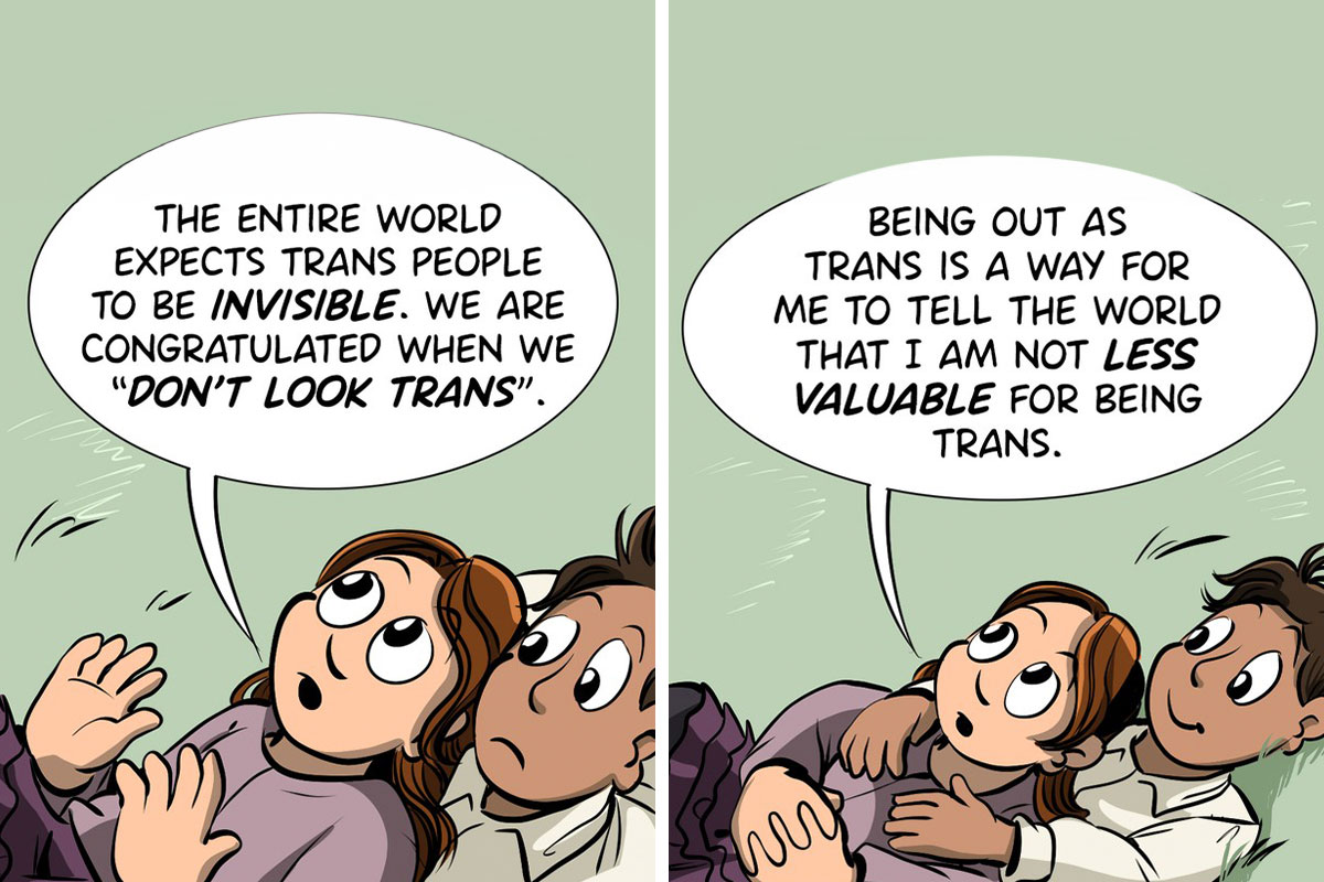 Artist Creates Insightful Comics To Foster Acceptance Of Transgender ...