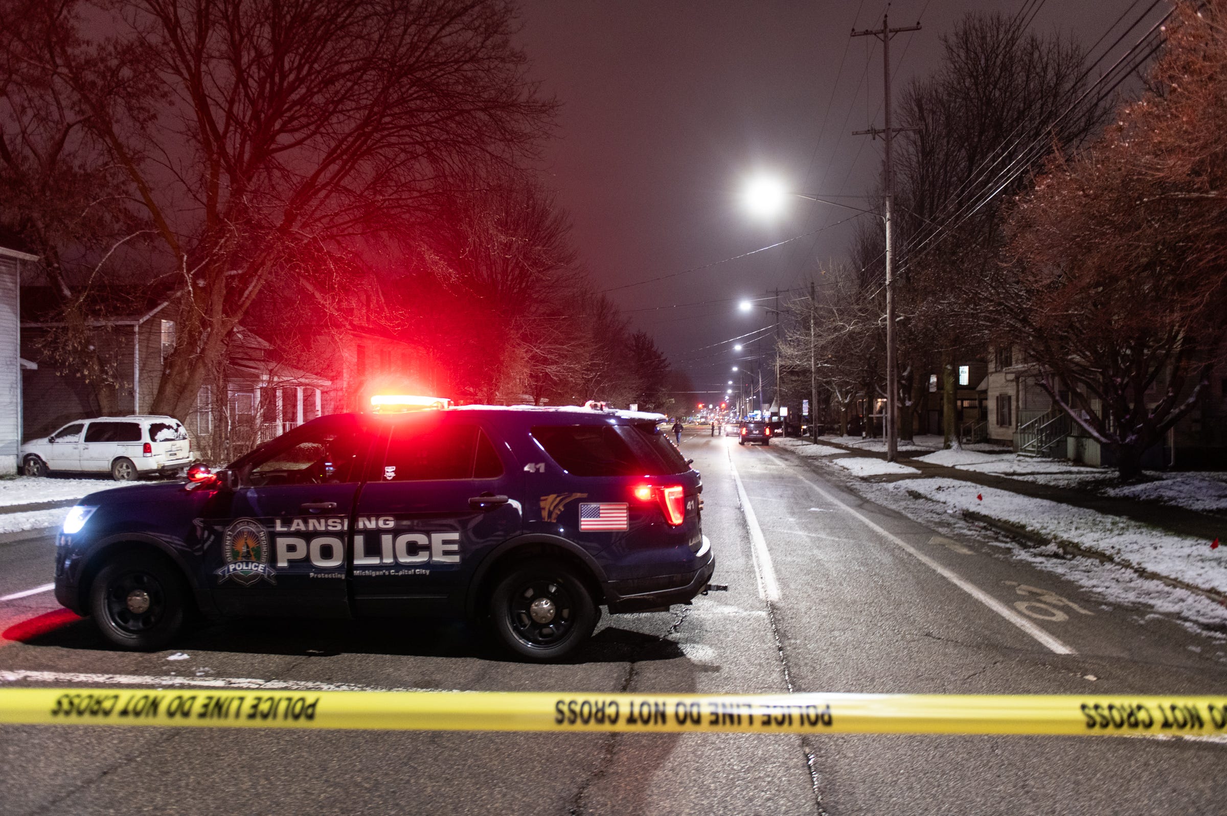 Lansing Police Shooting: Suspect In Custody After Car Strikes Officer ...