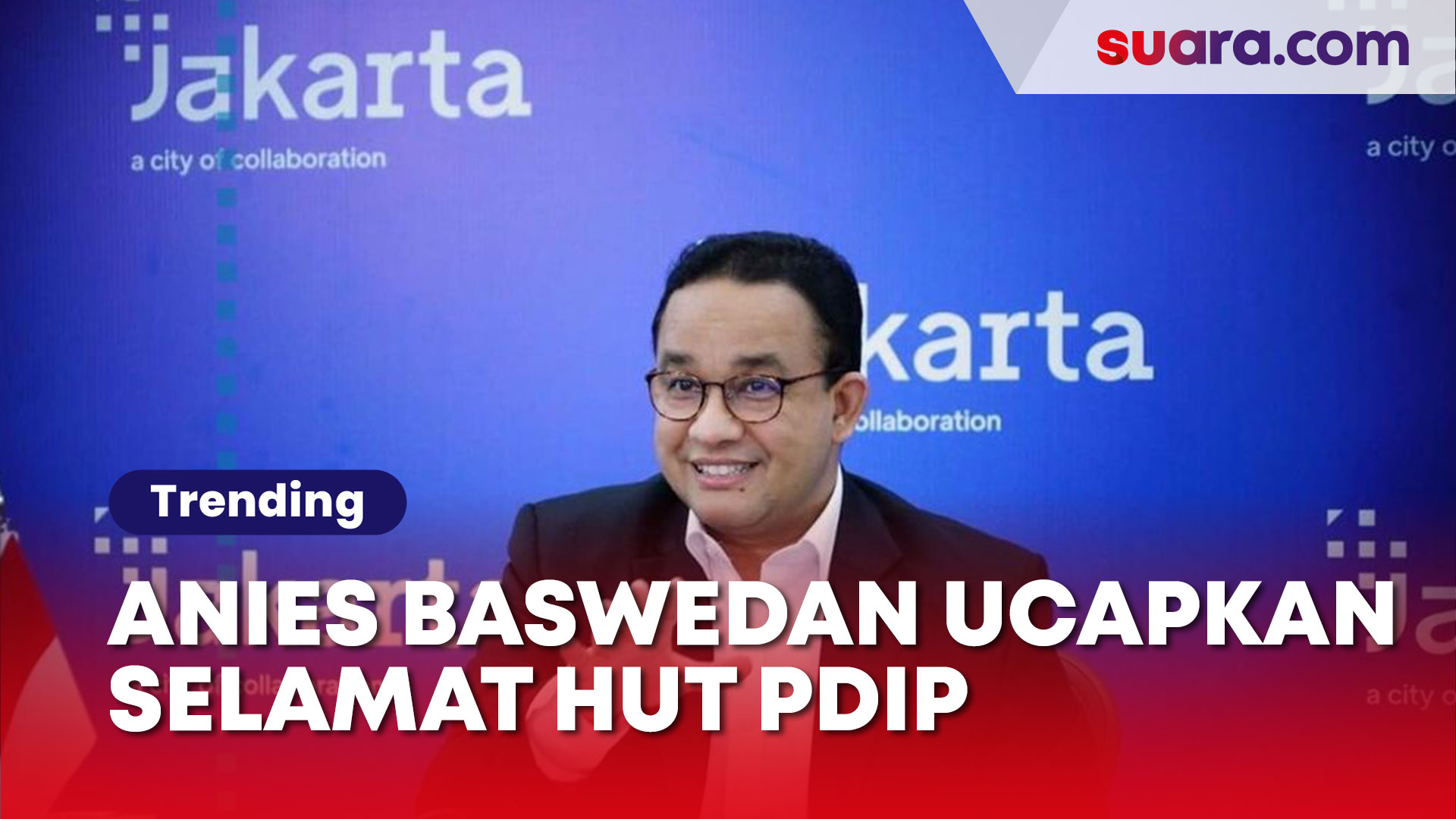 Anies Baswedan Ucapkan Selamat HUT PDIP, Ganjar Langsung Respons Begini