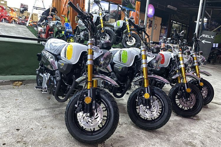 Motor Murah Mirip Honda Monkey Dijual Di Indonesia Harga Cuma Segini Mesin Mirip Honda Verza