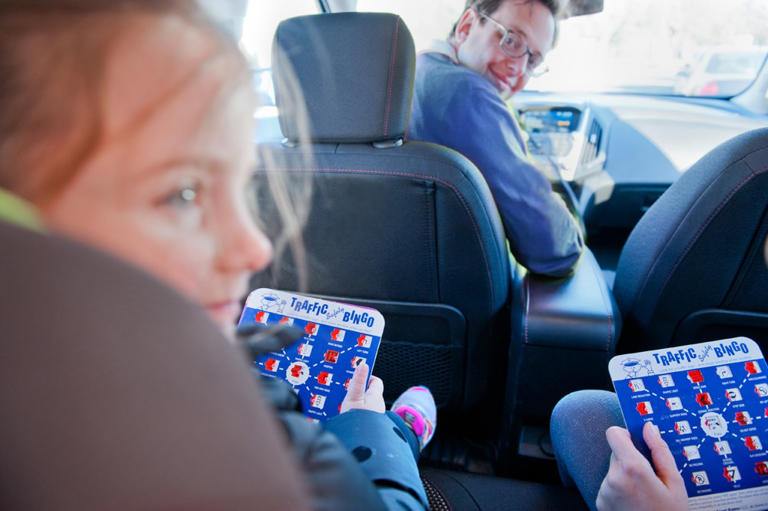 When you’ve got a long drive ahead, everyone will watch movies, play games and mindlessly scroll through social media on their devices. But after hours on end, they will get bored. Road trip trivia games are a good way to interrupt long stretches of screen time and also help your family members interact. There are literally hundreds of different games with road trip trivia questions, most of which can be found on Amazon or sold by Amazon associates. They’ll test your knowledge of everything from pop culture, TV shows, World Records, Olympics and fun facts like, “What’s the longest river in the USA?” (Answer: The...