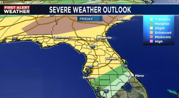 First Alert Weather: Another storm system with Florida in it’s path