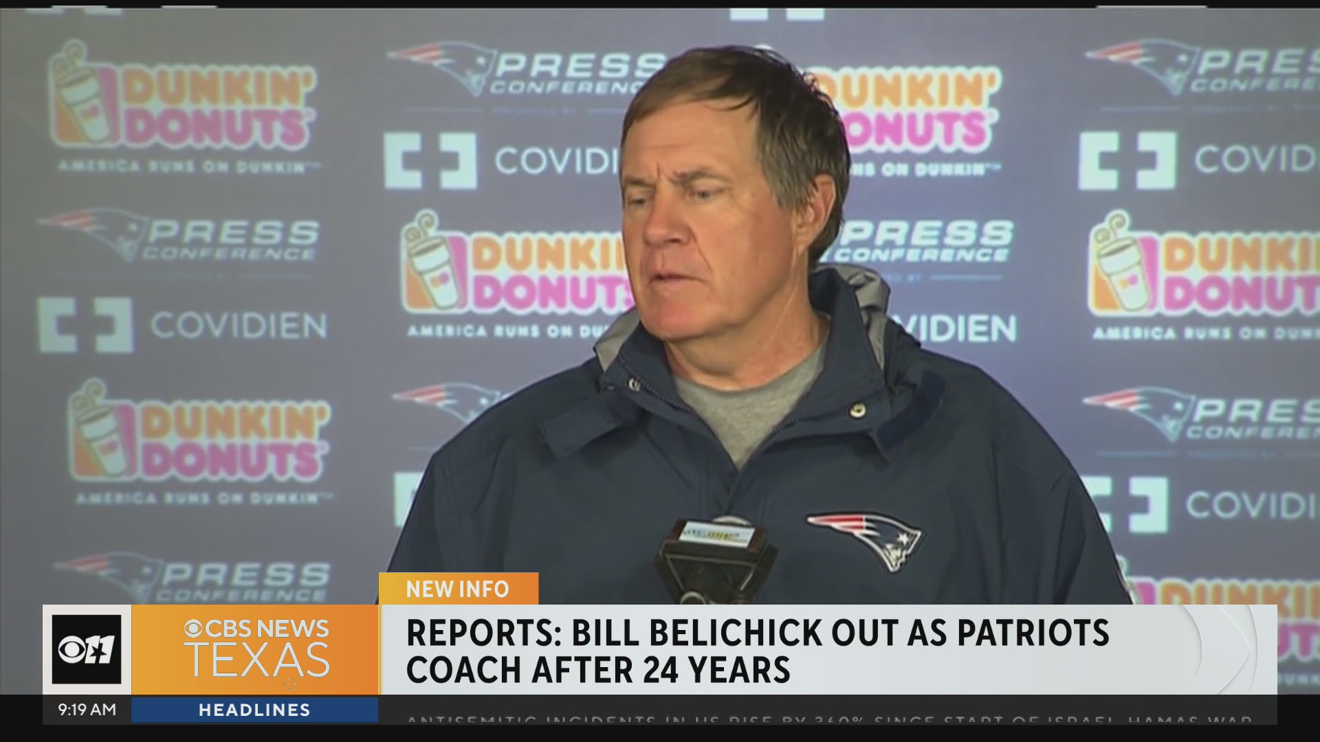 Coach Bill Belichick Leaving New England Patriots After 24 Years