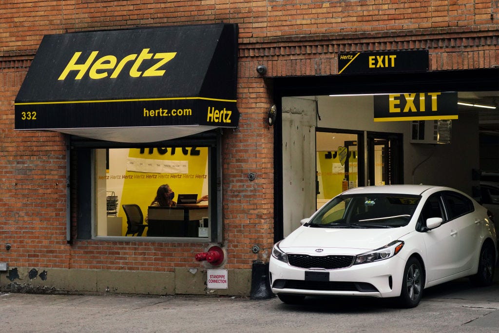 hertz says it's selling 20,000 evs, in part because they're too expensive to repair