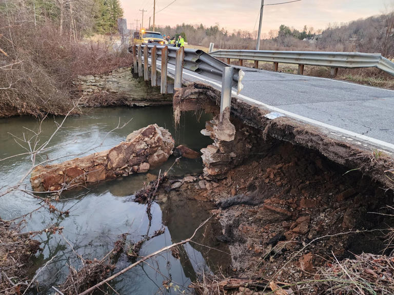 NCDOT: South Mills Gap Road bridge closed indefinitely due to flood damage