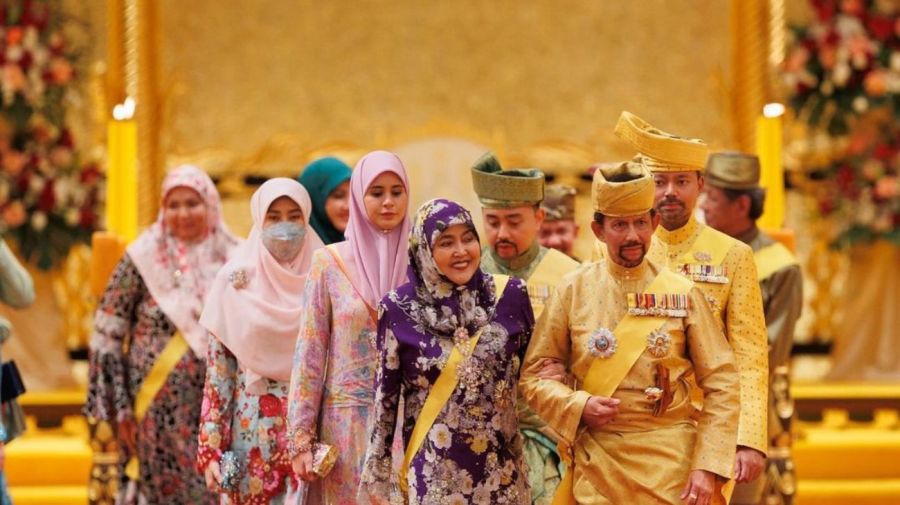 fotos: lujo oriental en la boda del príncipe abdul mateen de brunei, con diez días de celebraciones