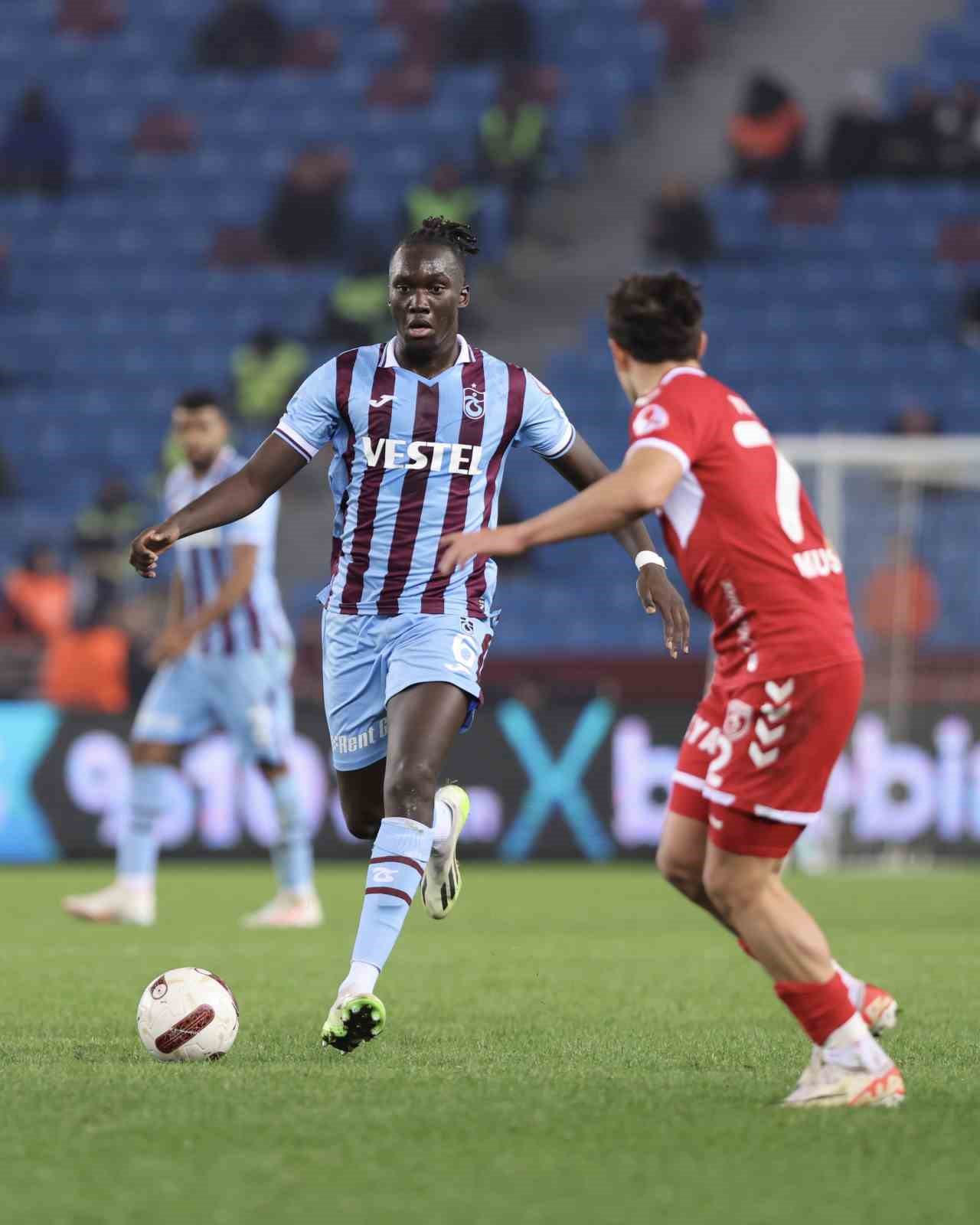 Trendyol Süper Lig: Trabzonspor: 2 - Samsunspor: 1 (Maç Sonucu)