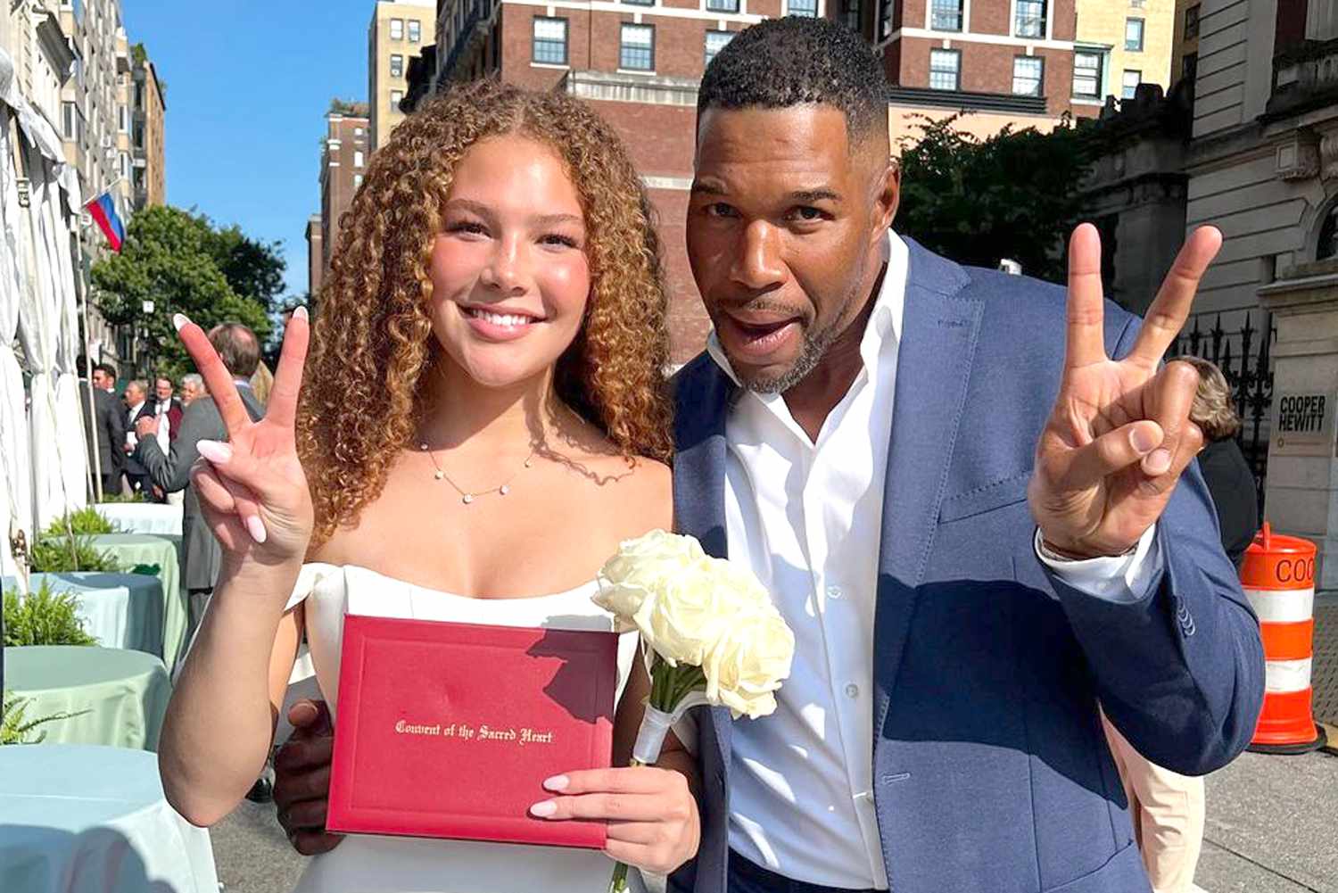 Michael Strahan Has Been Supporting Daughter Isabella's Modeling ...