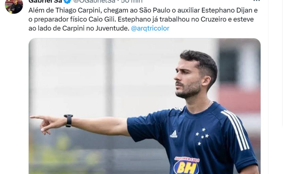 Thiago Carpini Não é O único E São Paulo Traz Mais 2 Do Juventude