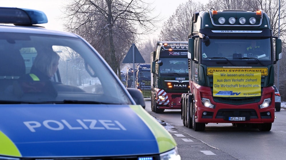 demo in münchen: mehr ungemach für pendler - hunderte lastwagen könnten stadt verstopfen