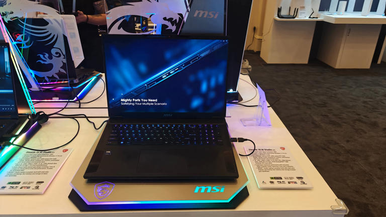 MSI Makes a Big Splash at CES 2024 With New Laptop Lineup