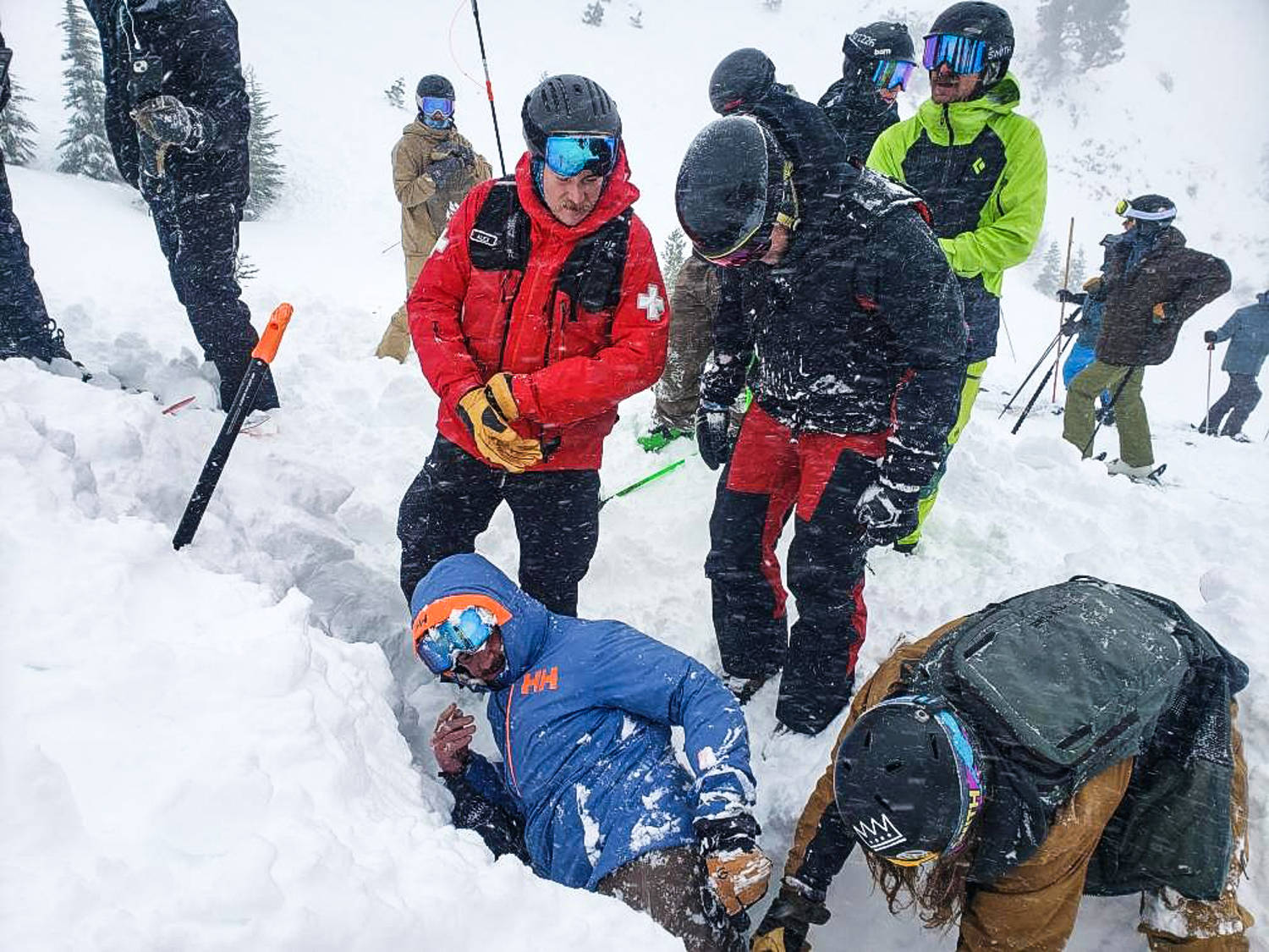 Tahoe Avalanche Survivor Describes Being Buried Under The Snow Before ...