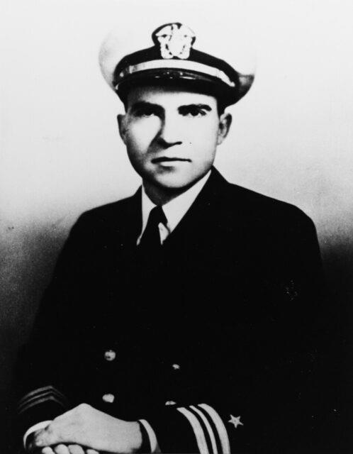 <p>When WWII broke out, future US President Richard Nixon worked in the Office of Price Administration. While his Quaker faith would have <a href="https://en.wikipedia.org/wiki/Richard_Nixon#Military_service" rel="noopener">granted him a draft deferral</a>, he was bored in his role and opted to enlist in the US Naval Reserve, receiving the rank of lieutenant, junior grade.</p> <p>In October 1942, he was given the job of serving as an aide to the commander of Naval Air Station Ottumwa, Iowa. However, this, too, failed to pique his interest, leading him to request sea duty. He was subsequently assigned to Marine Aircraft Group (MAG) 25 and the South Pacific Combat Air Transport Command (SCAT), supporting operations logistics in the Pacific Theater.</p> <p>Nixon commanded SCAT forward detachments at Bougainville, Vella Lavella and Nissan Island, before returning to the United States for a posting at Alameda Naval Air Station, California. He was then transferred to the Bureau of Aeronautics, before being relieved from active service in 1946.</p> <p>As with many of the presidents on this list, Nixon made his way up the ranks before becoming the commander-in-chief. After being elected to the US House of Representatives and Senate, he launched his presidential campaign, securing a hard-fought victory. He held the presidency until 1974, when he resigned due to the fallout of the <a href="https://www.fbi.gov/history/famous-cases/watergate" rel="noopener">Watergate Scandal</a>.</p>