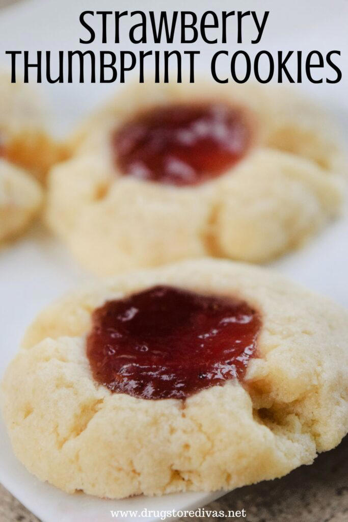 Strawberry Thumbprint Cookies Recipe