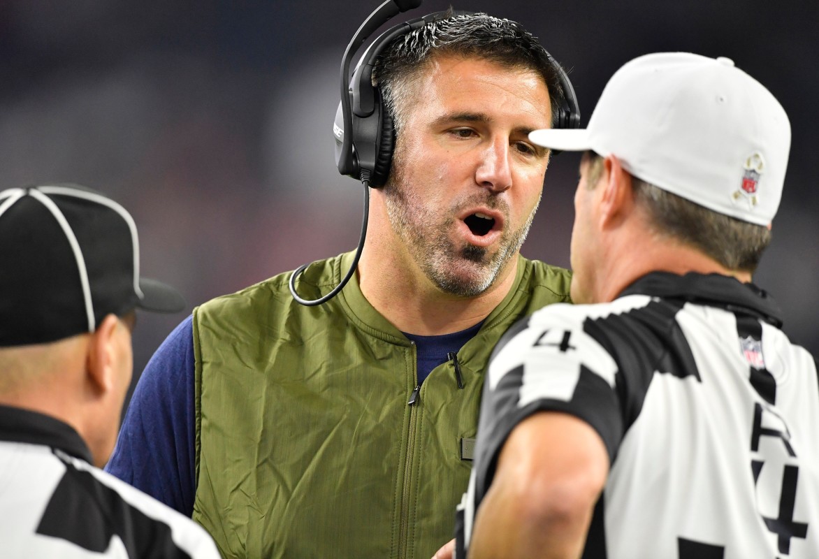 report: mike vrabel has coaching interviews with two nfc south teams