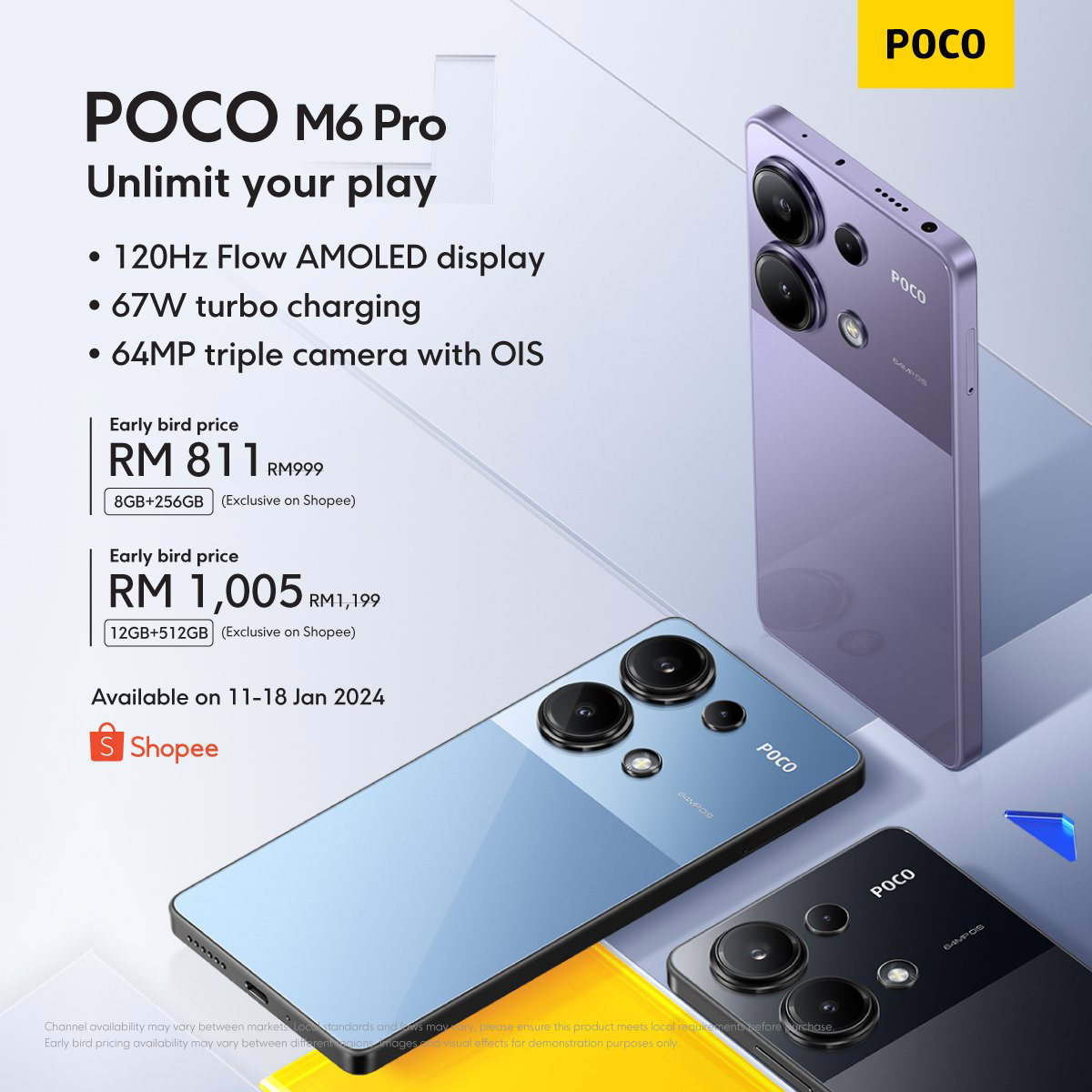 Poco M6 Pro 4g Only Midranger With Helio G99 Ultra And Hyperos Priced From Rm999 0208