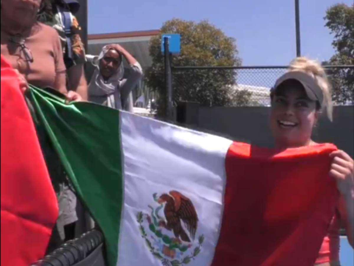 video: zarazúa clasifica al abierto de australia, primera vez de una mexicana en 24 años