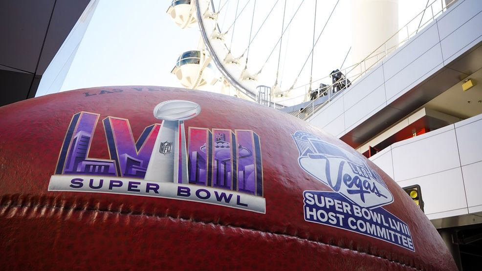 Las Vegas counts down one month until Super Bowl LVIII
