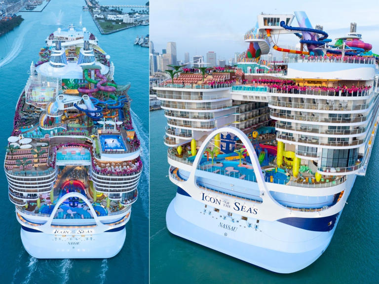 The world's largest cruise ship has arrived in Miami — here are the 10 things you should know about Royal Caribbean's 10,000-person Icon of the Seas