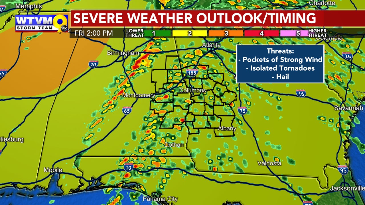 Alert Day Friday: What To Expect With The Severe Weather Threat