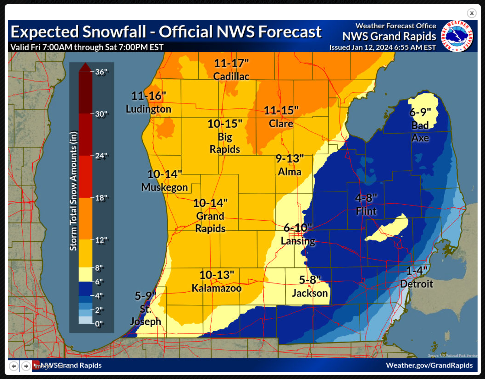 Michigan Snowfall Predictions: See How Much Your Area Could Get During ...