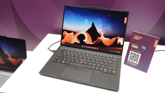 【CES 2024】Lenovo 全新 ThinkPad X1 Carbon 12th Gen  ThinkPad X1 2-in-1 9th Gen 登場 配備 Intel Core Ultra 處理器