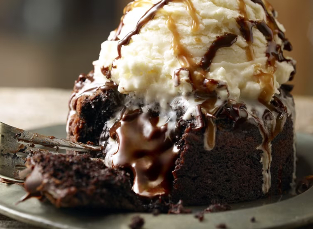 <p>Sometimes the best dessert menus are the ones that stick to the classics. At <a rel="noopener noreferrer external nofollow" href="https://www.longhornsteakhouse.com/home">LongHorn Steakhouse</a>, customers with a sweet tooth find tried-and-true favorites on its <a rel="noopener noreferrer external nofollow" href="https://www.longhornsteakhouse.com/menu/desserts">dessert menu</a>, items such as molten lava cake, THE Cheesecake, and strawberries and cream shortcake. It's the Chocolate Stampede, made with six different kinds of chocolate flanked by vanilla ice cream, that brings home the gold. The portion size is certainly enough to count as dessert for the entire week. As one <a rel="noopener noreferrer external nofollow" href="https://www.tripadvisor.com/ShowUserReviews-g55328-d471448-r194464510-LongHorn_Steakhouse-Sevierville_Tennessee.html">Tripadvisor</a> reviewer shared, "Best dessert ever! We picked the Chocolate Stampede, and it was huge. There is so much chocolate."</p>