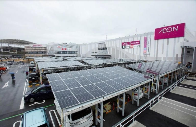 Aeon switches 55% of domestic stores to renewable energy