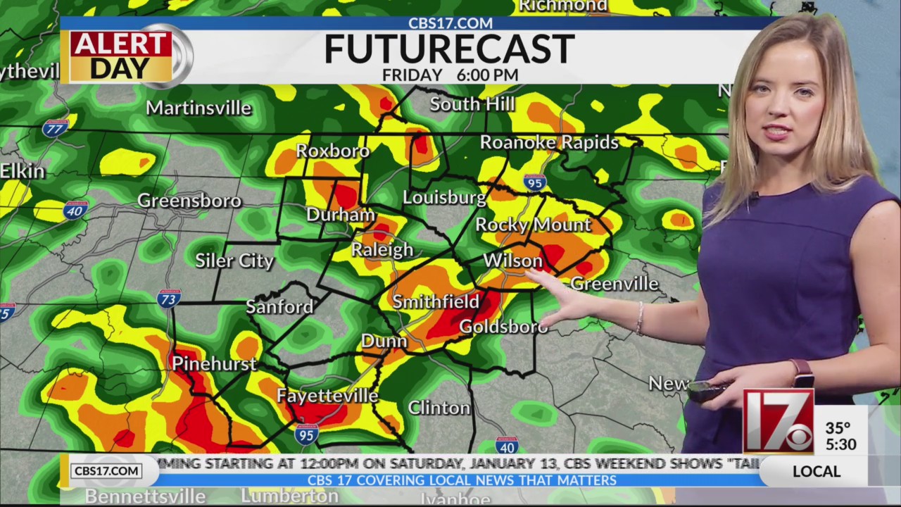 Tracking Friday Afternoon Severe Storm Chances