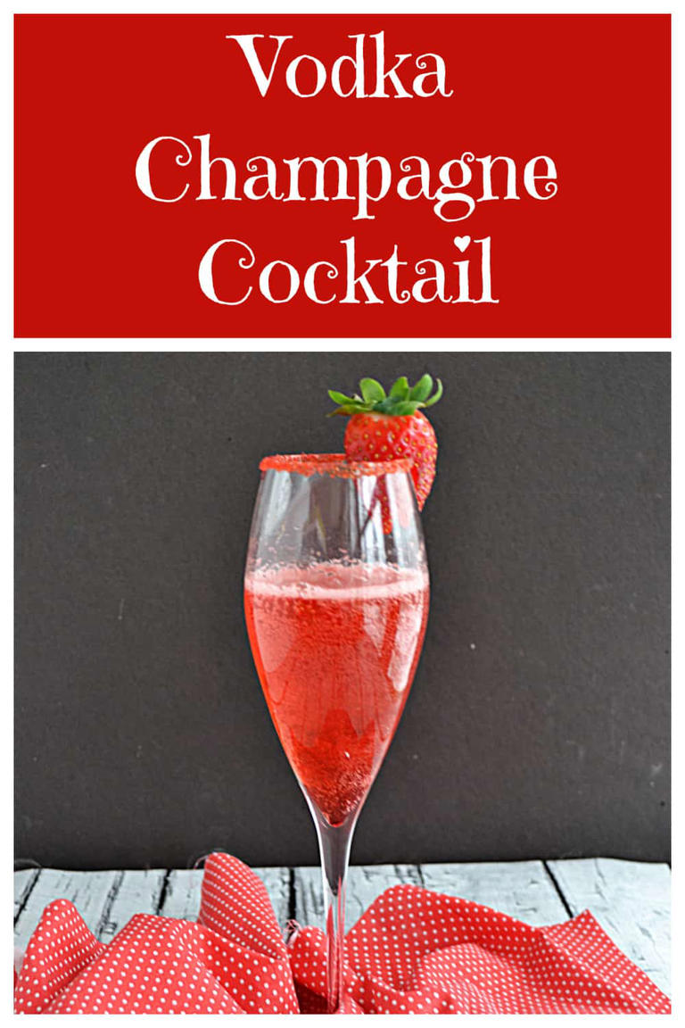 Vodka Champagne Cocktail