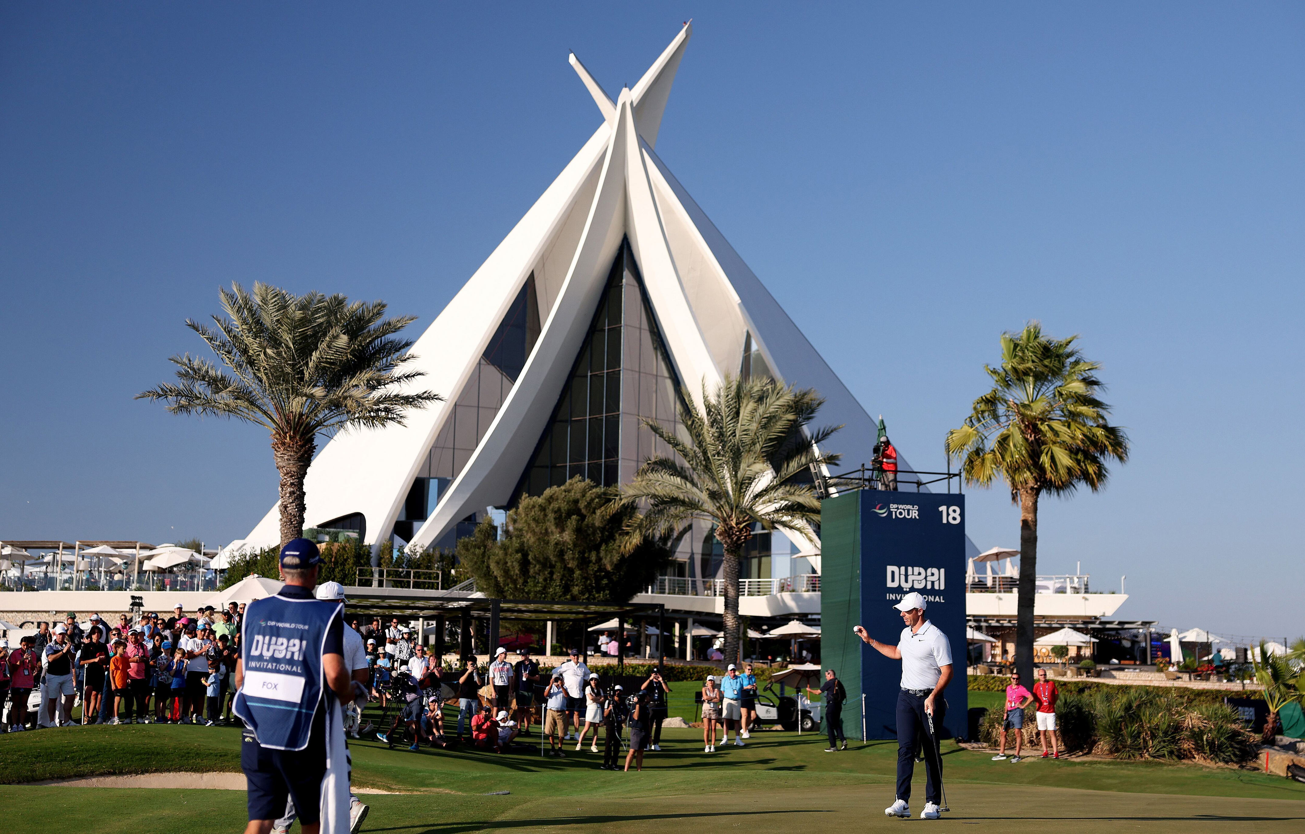 Rory McIlroy Retains Dubai Invitational Lead Despite Eighth Hole Meltdown