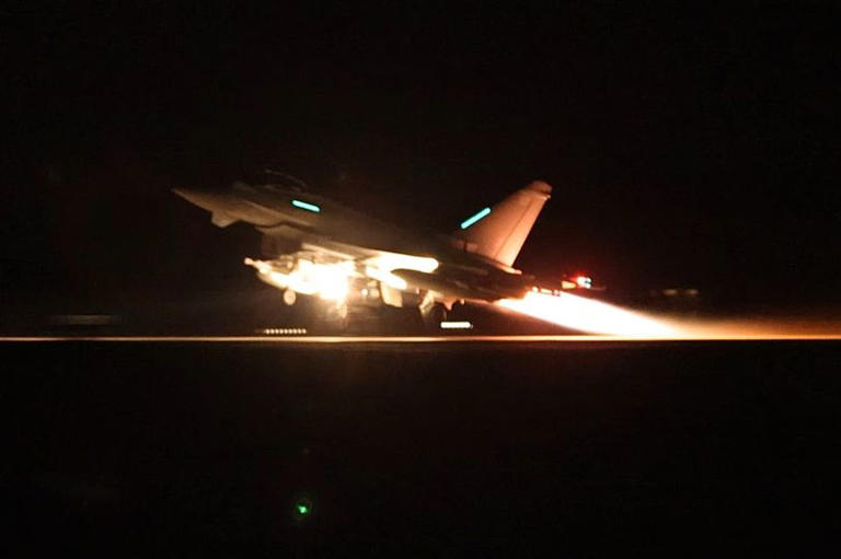 The US and UK carried out airstrikes within Yemen overnight